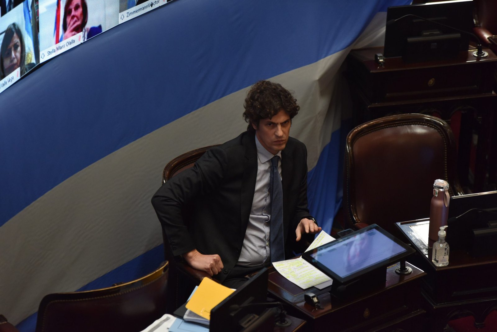El senador de Juntos por el Cambio Martín Lousteau