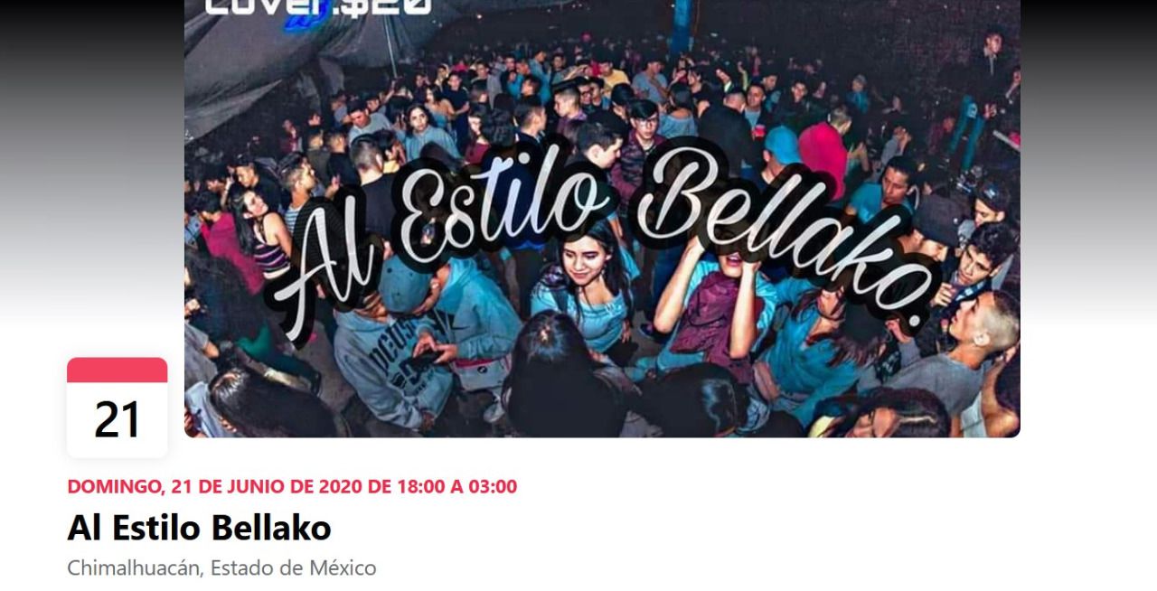 Eventos (Foto: Eventos públicos en Facebook)