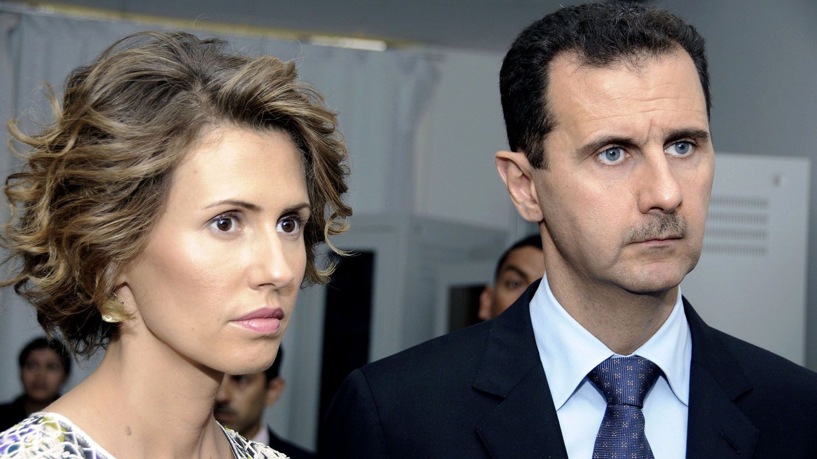 Asma Assad junto al dictador Bashar al Assad (AP)