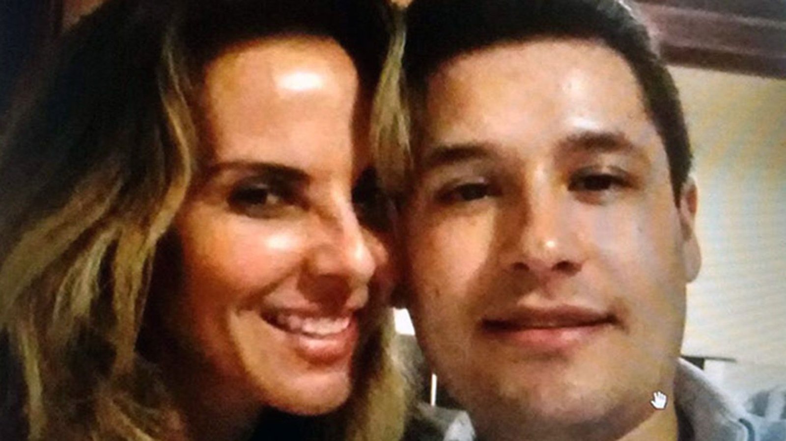 Jesús Alfredo Guzmán Salazar junto con la actriz Kate del Castillo (Foto: archivo)
