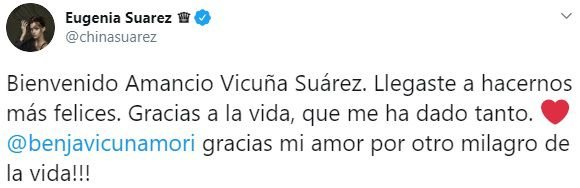 tuit china suarez