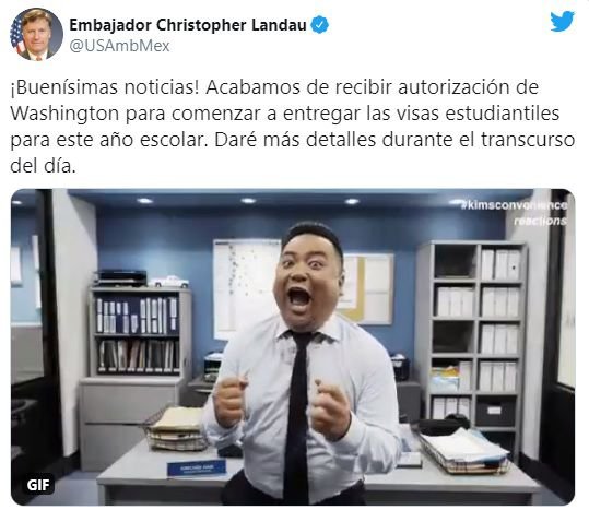 Autorizaron a oficinas diplomáticas en México emitir visas estudiantiles