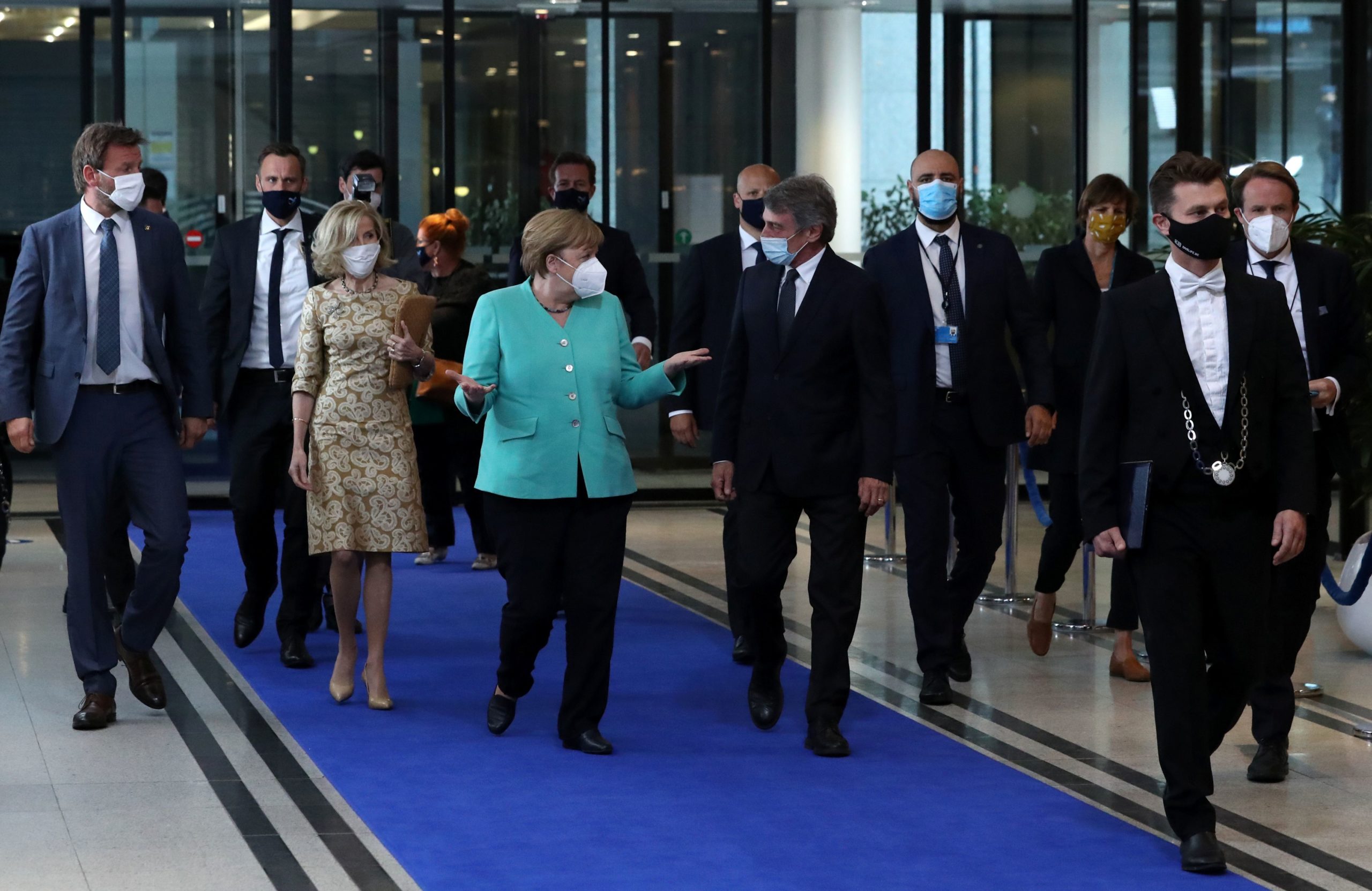 Angela Merkel  REUTERS/Yves Herman