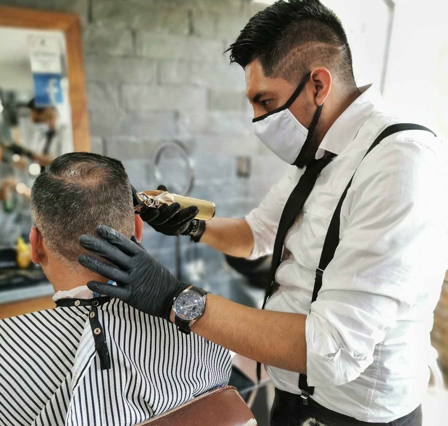 Peluquerías CDMX Foto: FB/The Barber's Spa México