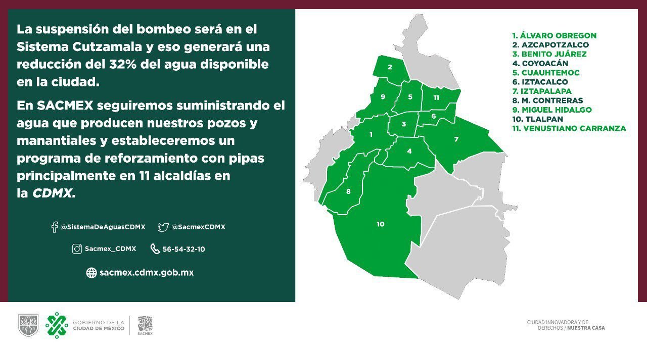 (Foto: Twitter/SacmexCDMX)
