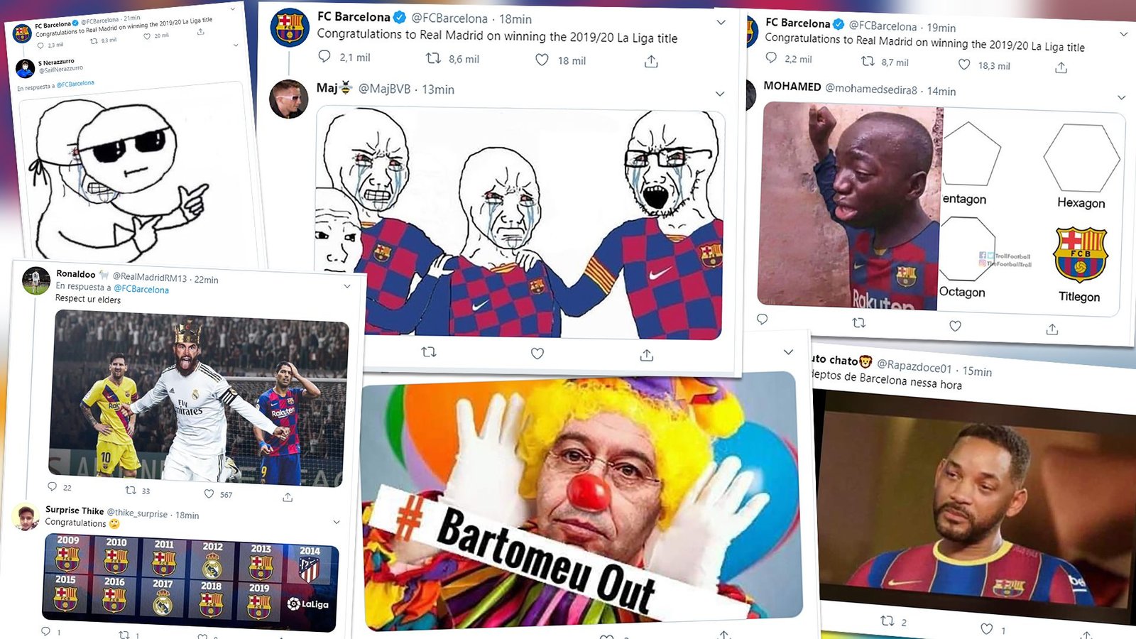 memes barcelona real madrid