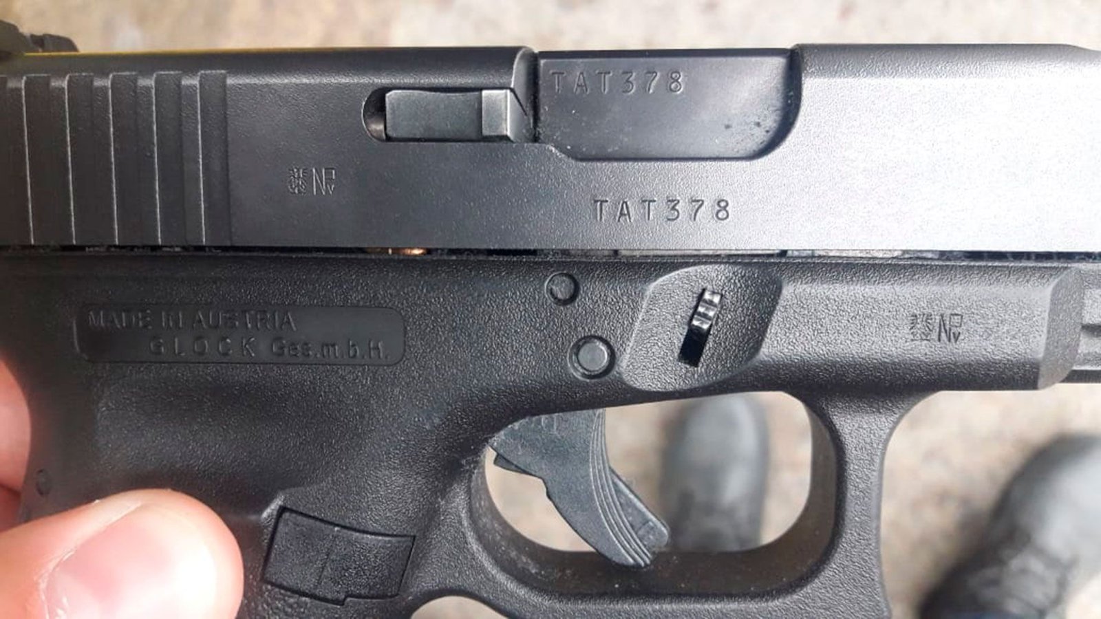 La Glock del financista.