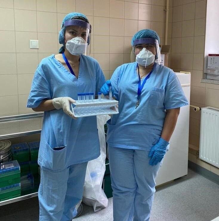 18/06/2020 Dos trabajadores sanitarias en un hospital ruso
POLITICA EUROPA INTERNACIONAL RUSIA
MINISTERIO DE SANIDAD DE RUSIA