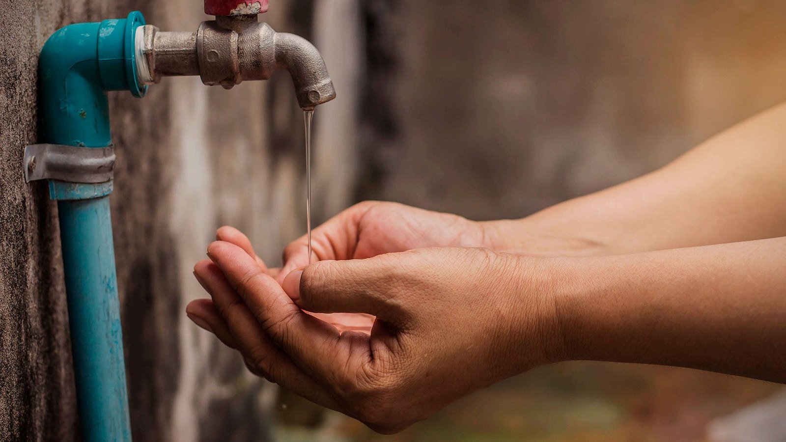 Falta agua potable