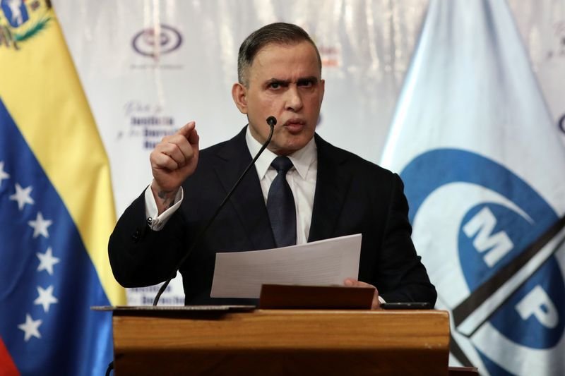Foto de archivo del fiscal general de Venezuela, Tarek William Saab, en una rueda de prensa en Caracas.
May 8, 2020 (REUTERS/Manaure Quintero)
