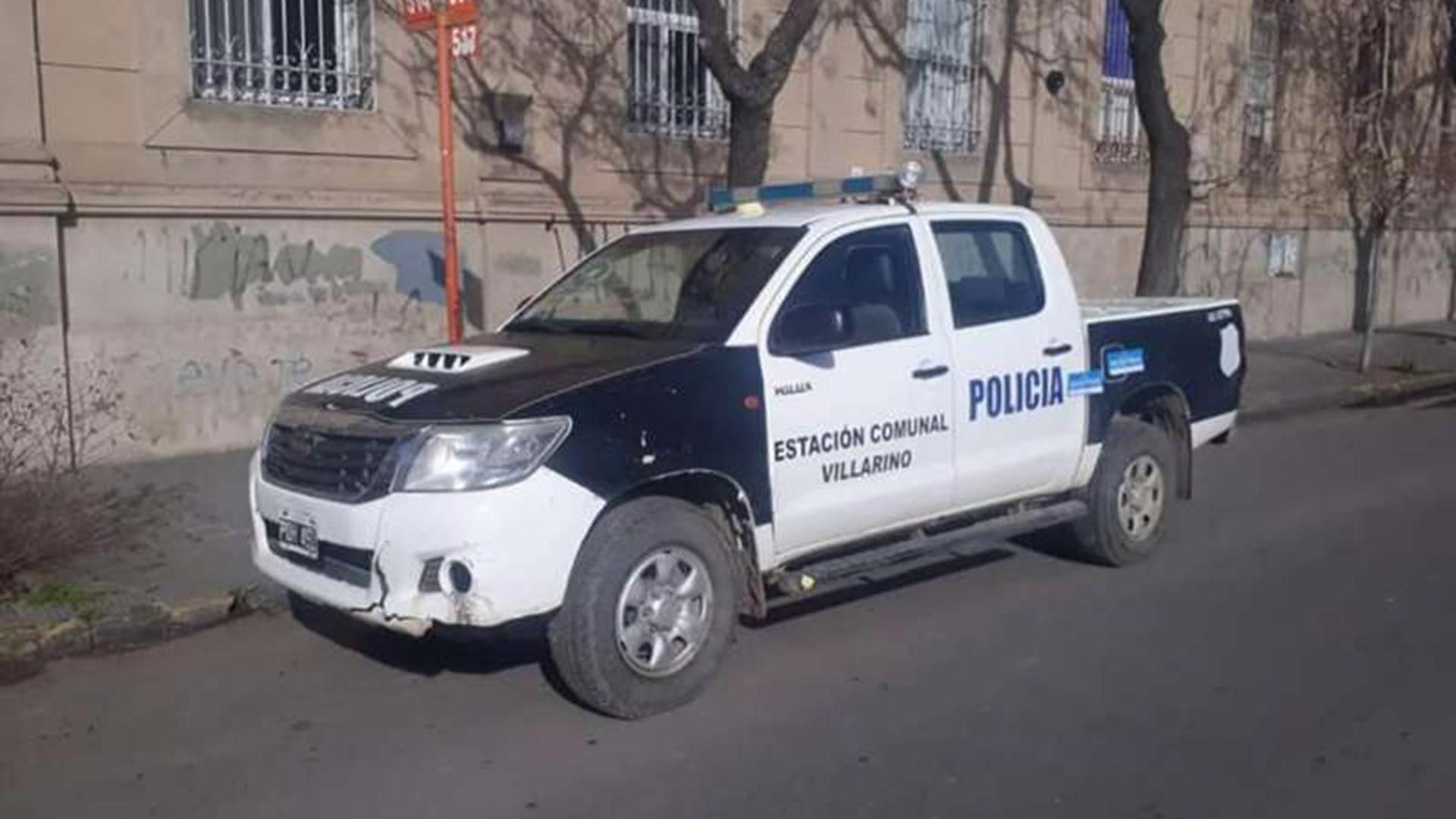 Camioneta policia Teniente Origone caso Facundo Castro