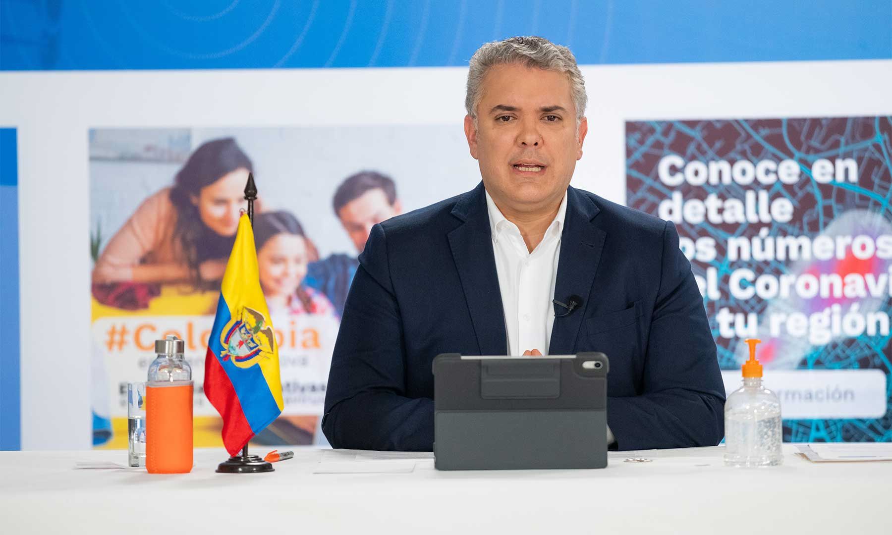04/07/2020 El presidente de Colombia, Iván Duque.
POLITICA ESPAÑA EUROPA MADRID INTERNACIONAL
CÉSAR CARRIÓN / PRESIDENCIA DE COLOMBIA
