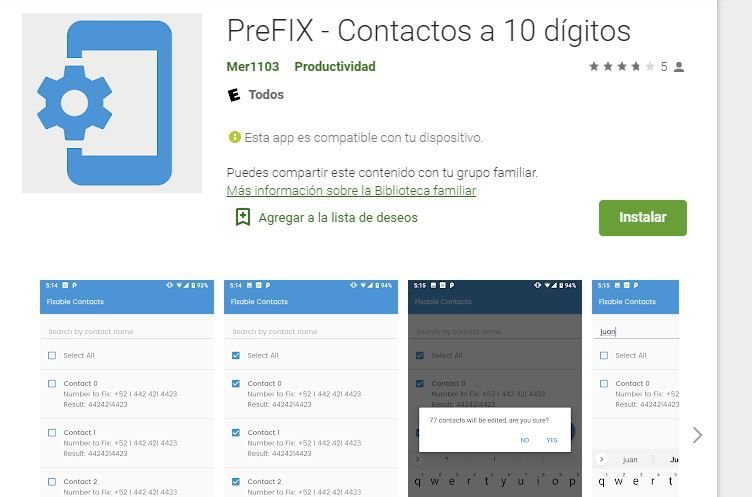 apps 10 digitos contactos