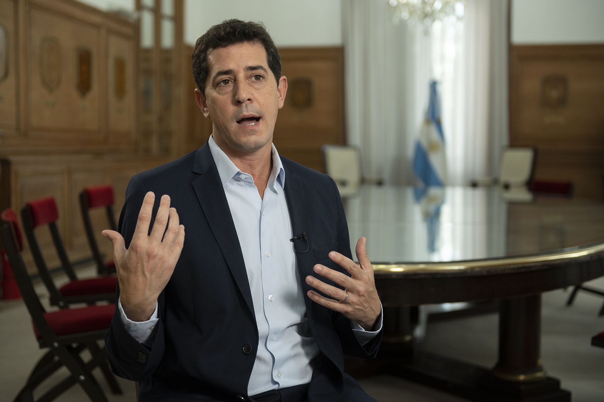 El ministro del Interior, Eduardo “Wado” de Pedro, acusó a los jueces y a la oposición de intentar proscribir electoralmente a la vicepresidenta Cristina Fernández Kirchner