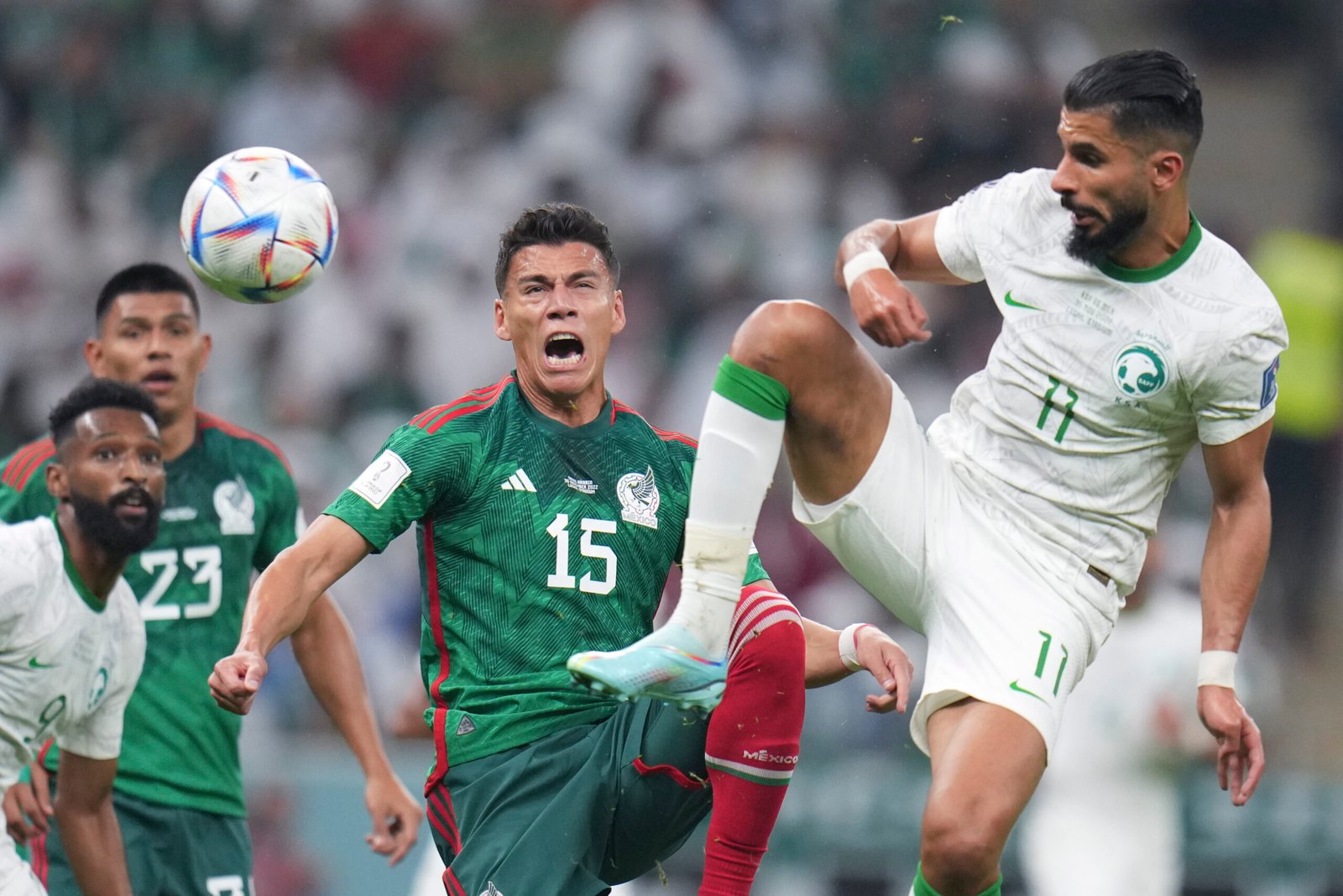 México venció a Arabia Saudita pero se quedó afuera del Mundial