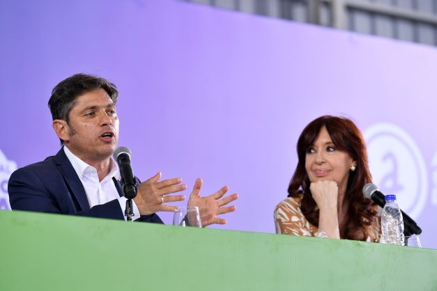 Axel Kicillof, con Cristina Kirchner en Avellaneda: “Te necesitamos”