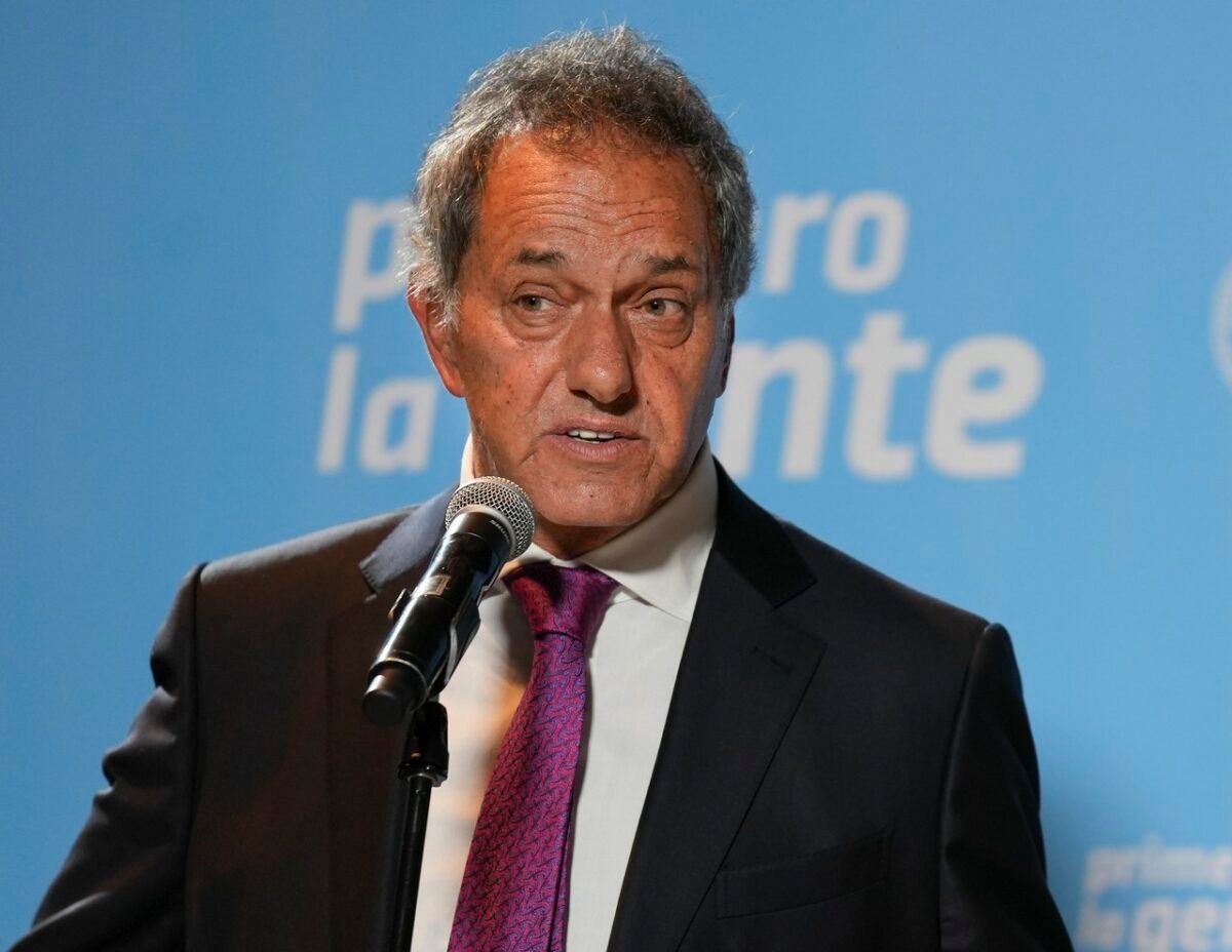 El embajador argentino en Brasil, Daniel Scioli