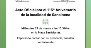 Sansinena conmemora su 115° Aniversario