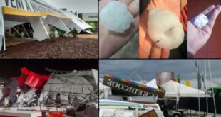 Tormenta severa en San Nicolás dejó grandes daños en Expoagro
