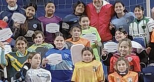 Arqueras de Barrio Norte participaron de una clínica nacional con Belén Succi