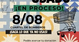 Bomberos Voluntarios de Rivadavia organizan una nueva Feria del Usado y convocan a donar elementos