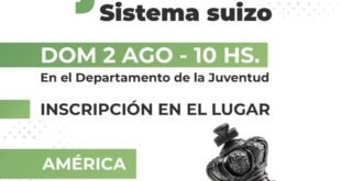 América será sede de un torneo de ajedrez el próximo 2 de agosto