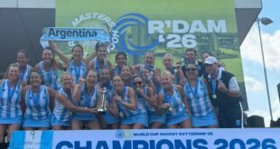 ¡Campeonas del Mundo! La rivadaviense Esther Hermina hizo historia con la Selección Argentina +45 en Países Bajos