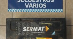 Esclarecieron el hurto de una batería de un tractor en América