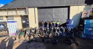 Operativo en General Villegas: secuestraron 15 motos y recuperaron una con pedido de captura