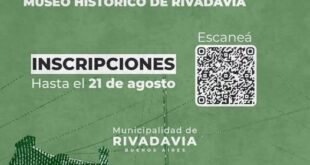 “Tu mirada puede ser parte de la historia”: convocan a una muestra fotográfica por los 15 años del Museo Histórico de Rivadavia