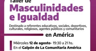 Capacitación sobre masculinidades e igualdad de género en América