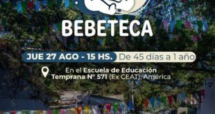 La Biblioteca Municipal invita a participar de la Bebeteca en América
