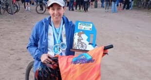 Lorena Gallo brilló en Trenque Lauquen y continúa liderando el campeonato La Pampa Corre