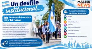 Sebastián Hernández y Ana Paula Sallaber anticiparon en Master FM la 16ª Cabalgata Cándido Mansilla y el gran desfile por el aniversario de Rivadavia