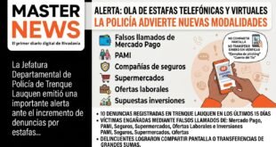 Alerta por una ola de estafas telefónicas y virtuales en Trenque Lauquen: la Policía advierte sobre nuevas modalidades de engaño