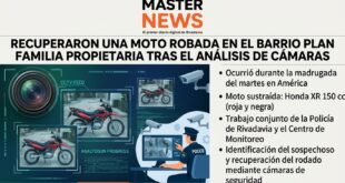 Recuperaron una moto robada en el Barrio Plan Familia Propietaria tras el análisis de cámaras