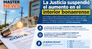 La Justicia suspendió el aumento en tarifas de energía en el interior bonaerense