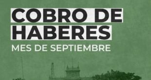 La Municipalidad informó el cronograma de pago de haberes de septiembre