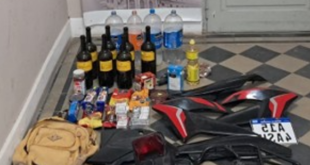 Allanamiento en América: secuestraron mercadería robada y partes de una motocicleta