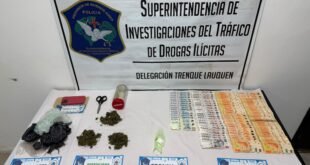 Operativos antidrogas en la región: Cuatro detenidos y seis puntos de venta de drogas desarticulados