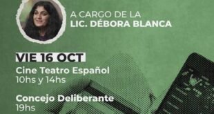 “Las apuestas no son un juego”: Débora Blanca brindará charlas en Rivadavia