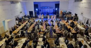 Roosevelt vivió una noche de fogón a puro baile, música y tradición
