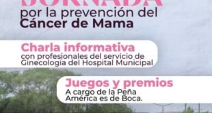 Rivadavia invita a una jornada de prevención del cáncer de mama en el Salón Dorado